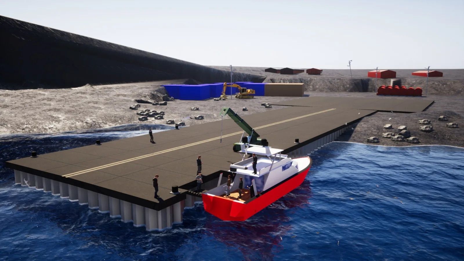 Avanzan en proyecto para realizar un muelle en la Antártica con inversión de más de $27 millones